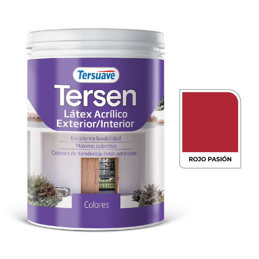 Latex Exterior-Interior Tersen Rosa Magico 1 L
