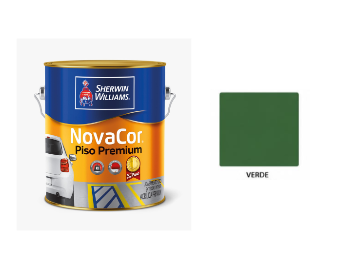 Novacor Piso Premium Verde 4 L