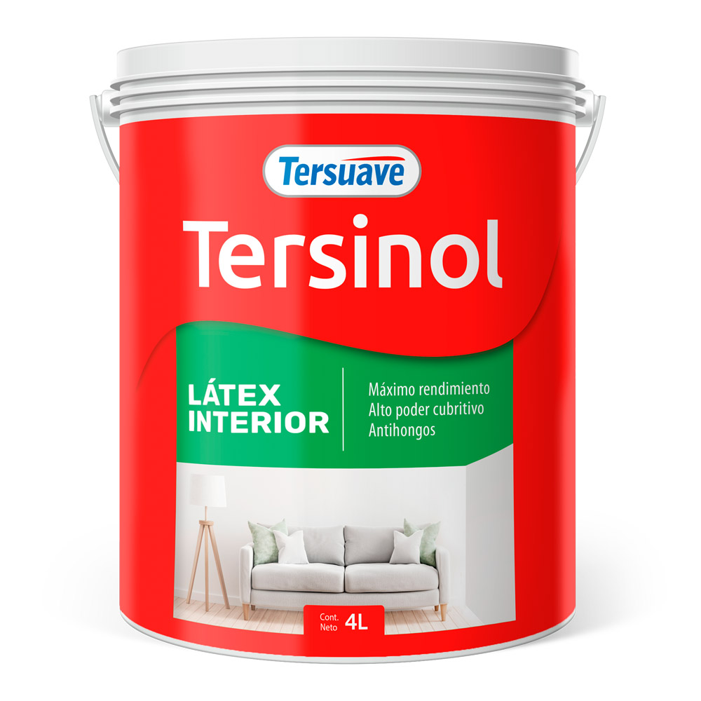 Látex Interior Tersinol Blanco 4 L