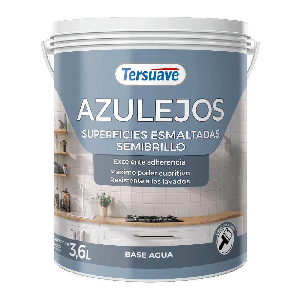 Pintura Azulejos blanco Tersuave x 3.6 L