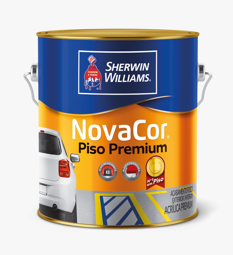 Novacor Piso Premium Amarillo Demarc. 4 L