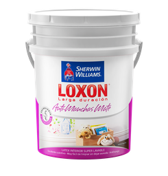 [12437] Loxon Latex Interior Antimanchas Blanco Mate 20 L