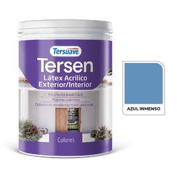 [9317] Latex Exterior-Interior Tersen Azul Inmenso 4 L